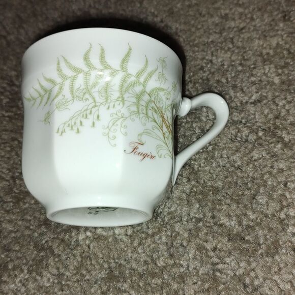 Gallo Leonardo Fougere Sommerfarn Cup and Saucer - Picture 6 of 8